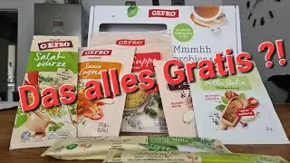 Gratis GEFRO Probierpaket Unboxing mit 🌟Anni🌟 #unboxing #new #gefro #probieren #gratis #freeproducts