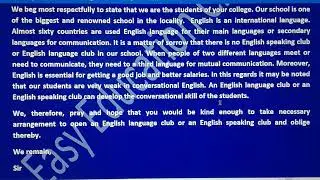 Application for opening an English speaking club or an English language club.