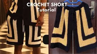 EASY TO MAKE CROCHET SHORT WITH SIDE POCKETS TUTORIAL || BEGINNER FRIENDLY || DIY
