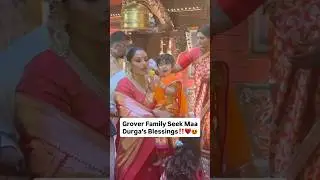 Bipasha Basu Seek Blessings With Family❤️ #bipashabasu #karansinghgrover #durgapuja #bollywood