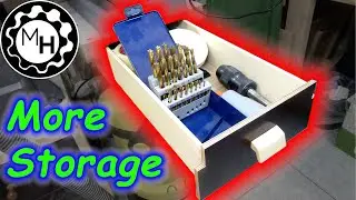 Storage Upgrade   | Drill Press Drawer |