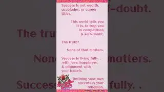 You Define Success 🔥 Rose Blades of Truth 🌹⚔️ Cutting Through the Crap 🔥
