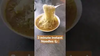 3 minute Instant Noodles | No time | fast and easy food | Chicken spicy soup #shorts #short #instant