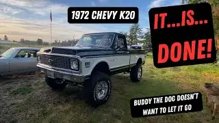1972 Chevy K20 4x4 is DONE!!! #chevrolet #chevytrucks #pickup #4x4 #cheyenne