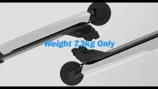 Mantour X: The 1st Self-Balance Carbon Fiber E-Scooter 7.3KG Only！