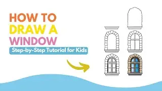 Window Drawing Tutorial 🪟 | Easy Step-by-Step Guide for Kids