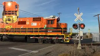 CFNR 2402 Davis & Woodland Job Light Engine South | CR 29 Railroad Crossing, Davis CA