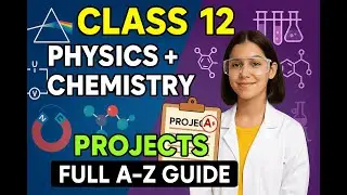 🔥 Class 12 Physics & Chemistry Project Guide | 30/30 Tips, Topics, File Format!!👍😁