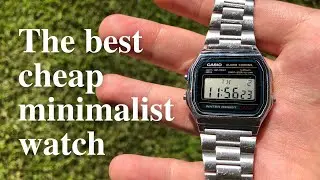 Casio A158W &mdash; лучшие минималистичные часы, и вот почему | Minimal EDC #shorts