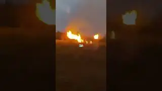 Lightning struck in Sujala area