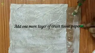 How to create tissue paper texture effect technique.(for beginners)