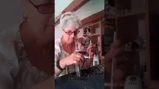 Using a lampwork torch to make headpins part 2