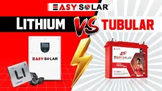 Tubular Battery EXPOSED vs Lithium Battery &ndash; Best for Solar? #youtube #viral #easysolarsolutions
