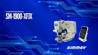 SM-1900-XFJX &ndash; M&aacute;quina de Costura Travete Eletr&ocirc;nica Direct Drive
