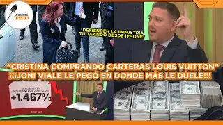 JONI VIALE LE PEGÓ A CRISTINA DONDE MÁS LE DUELE POR OPERETA ANTI-MILEI 