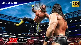 WWE 2K25 - Эй Джей Стайлз против Дрю Макинтайра - Полный матч на WrestleMania 42 в Вегасе | PS5&trade; ...