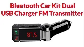 Bluetooth car kit Dual USB Charger FM Transmitter Mp3 Player Hands-free | TECHNICAL SAJID