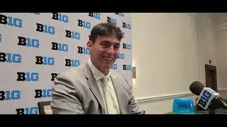 Michigan State sophomore tackle Stanton Ramil at B1G Media Days