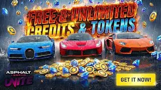 How to Get UNLIMITED CREDITS & TOKENS Fast! 😱 | Asphalt Legends Unite Farming Guide