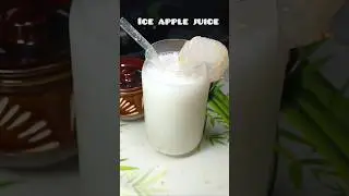 Healthy ice apple and coconut smoothie #shortsfeed #food #viral #ice