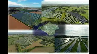 Isle of Wight Solar Farms by Drone