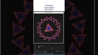 How to Draw Round Dance by lib python