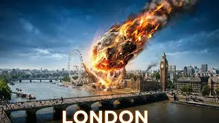 What If a Massive Asteroid Hit London? Ultra-Realistic Cinematic Simulation (AI VFX)