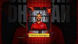 🎯 Breaking News: Pokhara Avengers sign Indian star Shikhar Dhawan for NPL 2025! 🇳🇵🔥