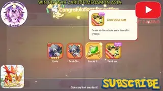Win Bid War Zarude Megamon Asia