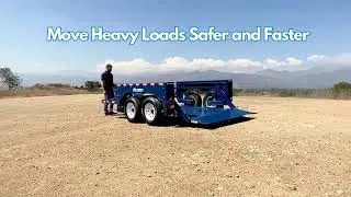 Air Tow Drop Deck Ground Level Loading Trailers Intro