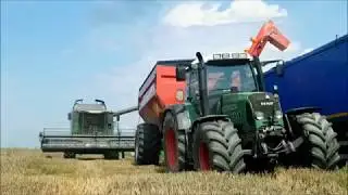 ŻNIWA 2018 | Pszenica | Fendt 6335 c | Fendt 820 | Nie zdążyliśmy przed deszczem :(   |