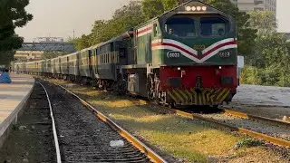 Dual Action & Solo Train Capture at Malir Railway Station 🚂