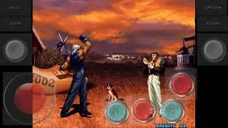 KOF 2002 visibility + button + powers full setting video