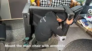 How to assemble HAUSPROFI Small Sofa Bed, 3-in-1 Folding Sofa Bed with Bed Function DIY
