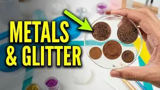 Embedding Metal & Glitter in Resin | Easy Resin Hacks