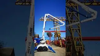 Looking for a convenient solution for concrete placement?  Try JAINE mobile concrete placing boom!