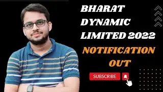 Bharat Dynamic Limited MT Job opportunities 2022 ! BDL job notification 2022 ! #jobs #bharatdynamics