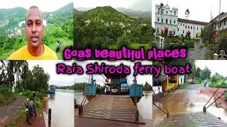 Raia Shiroda ferry boat ride | South Goa Vlogs | August 2020 | after lockdown ride | tvs Apache ride