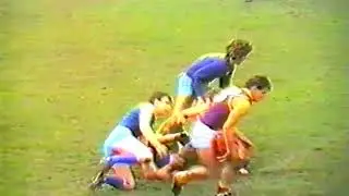 1986 VFA 2nd Division U19s Prahran Vs Oakleigh at Toorak Park 1st Half