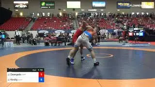 70 Kg Rnd Of 64 Justin Deangelis TMWC OKRTC Vs Joshua Kindig Sunkist Kids Wrestling Club