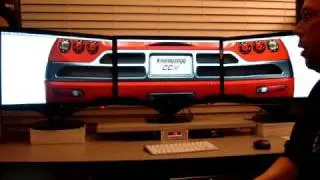 Macbook Pro - Matrox TripleHead2Go - Multiple Monitors - Parallels - Hyperspaces Demo