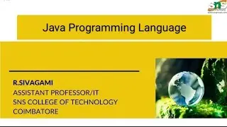 Variables|Java Programmin Language|SNSINSTITUTIONS