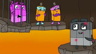 Try to save your little sister if you can, Numberblocks 9 - Numberblocks fanmade coloring story