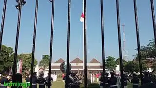 Upacara Peringatan Detik detik Proklamasi 17 Agustus Di Gedung Agung Yogyakarta