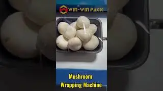 High-efficiency mushroom packaging machine display | Save manpower and improve efficiency #shrots