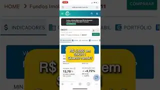 Quanto rende R$ 5.000 em dividendos no SNCI11 #fundosimobiliarios