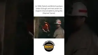 French and British workers broke through and met under the English Channel