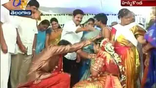 AP CM Chandrababu Attends Former MLA Seethakka' Son Marriage Hanamkonda