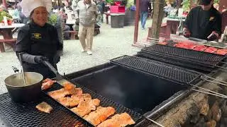 Found gold on Alaskan Cruise shore excursion: Juno, Alaska, salmon bake ￼