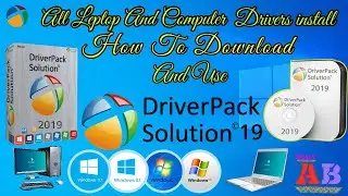 DriverPack Solution 19 Online/Offline How to Download & Install Driver or For All PCS/Laptop and OS